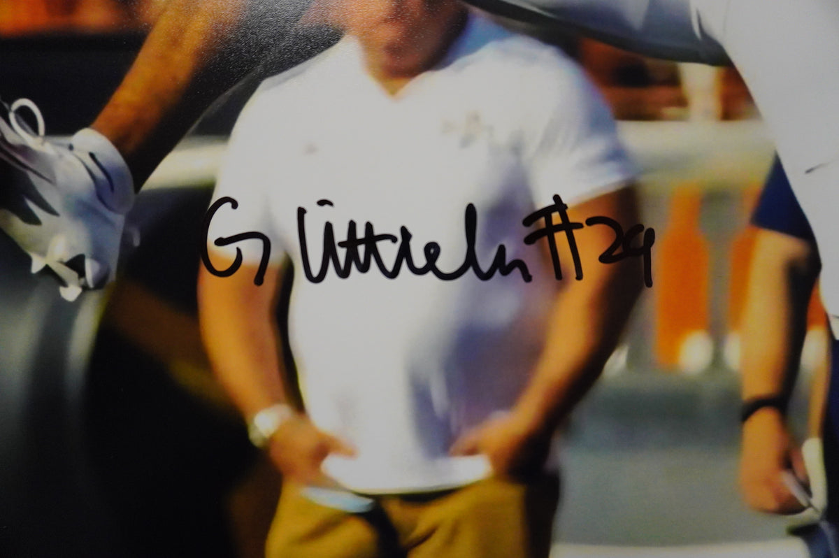 GRACESON LITTLETON TEXAS LONGHORNS SIGNED INT 16x20 PHOTO BAS