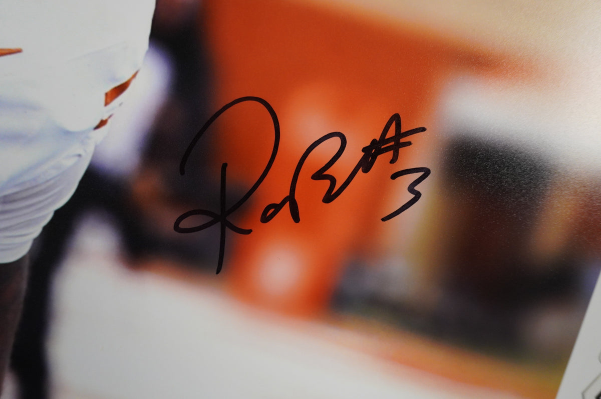 RASHEEM BILES TEXAS UT LONGHORNS SIGNED 16x20 PHOTO BAS