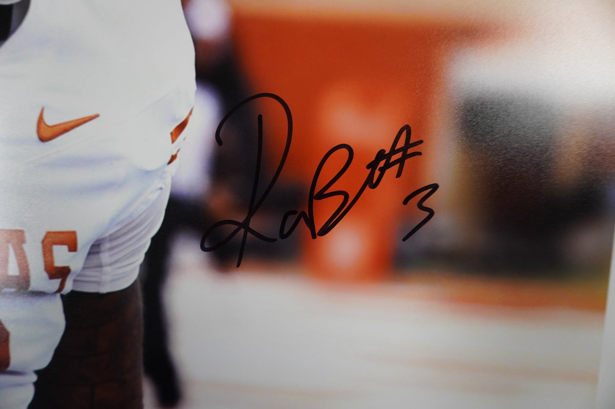 RASHEEM BILES TEXAS UT LONGHORNS SIGNED 16x20 PHOTO BAS