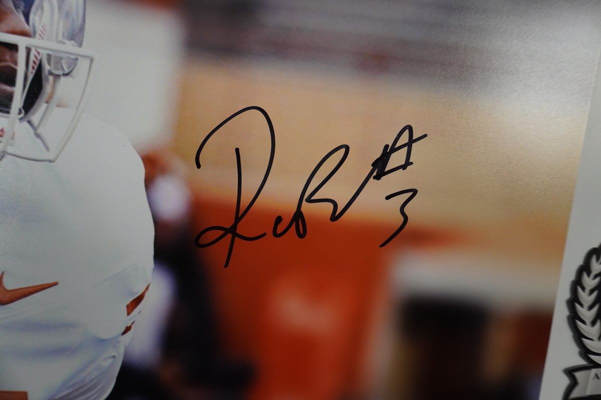 RASHEEM BILES TEXAS LONGHORNS SIGNED 16x20 PHOTO BAS