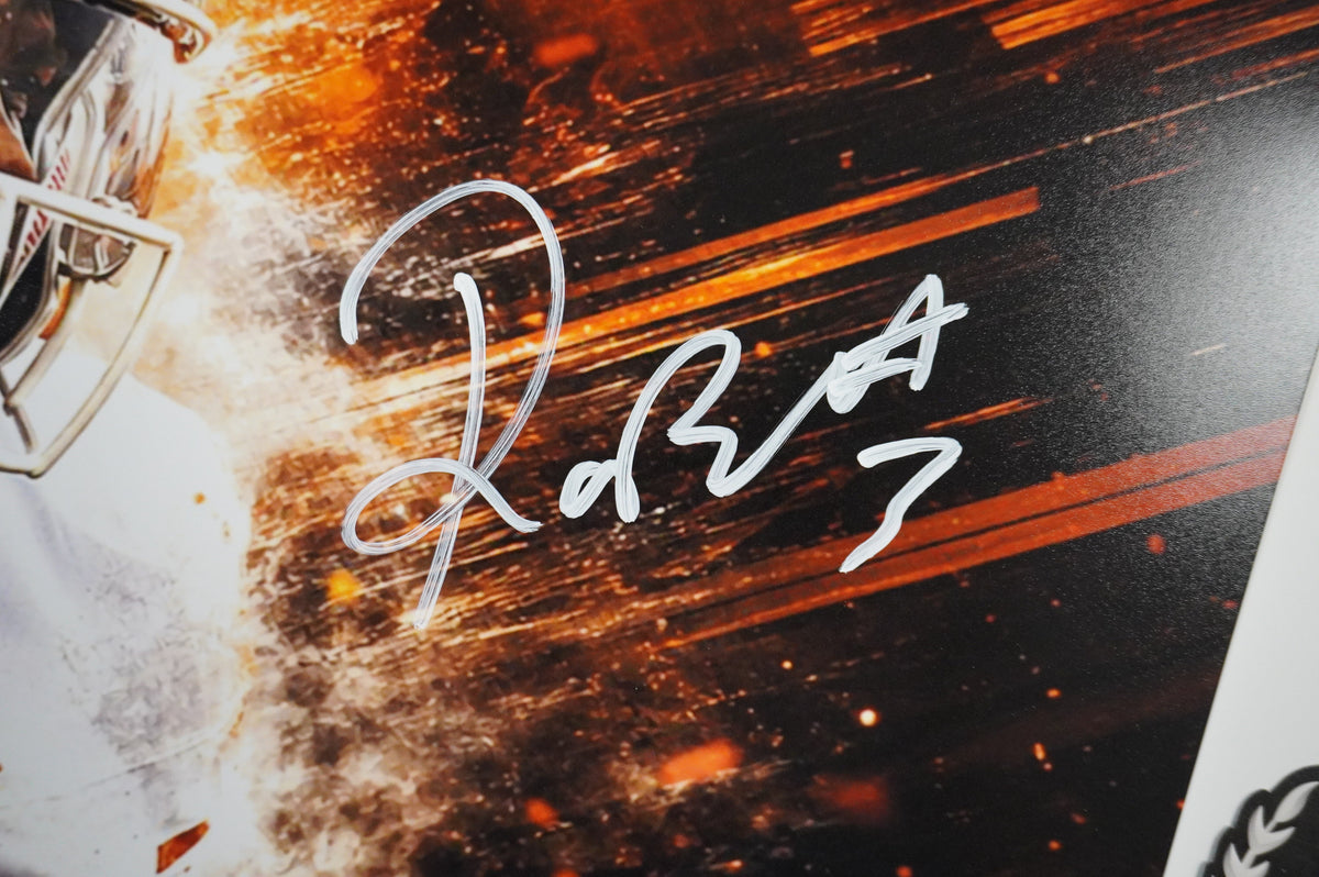 RASHEEM BILES TEXAS LONGHORNS SIGNED CUSTOM 16x20 PHOTO BAS