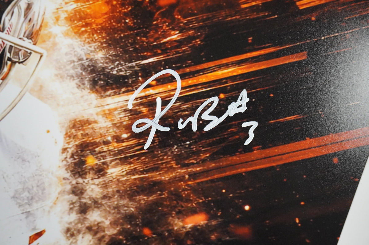 RASHEEM BILES TEXAS LONGHORNS SIGNED CUSTOM 16x20 PHOTO BAS