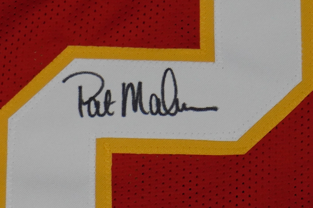 PAT PATRICK MAHOMES SR SIGNED JERSEY KC CHIEFS w/The Real Who'sYourDaddy BAS