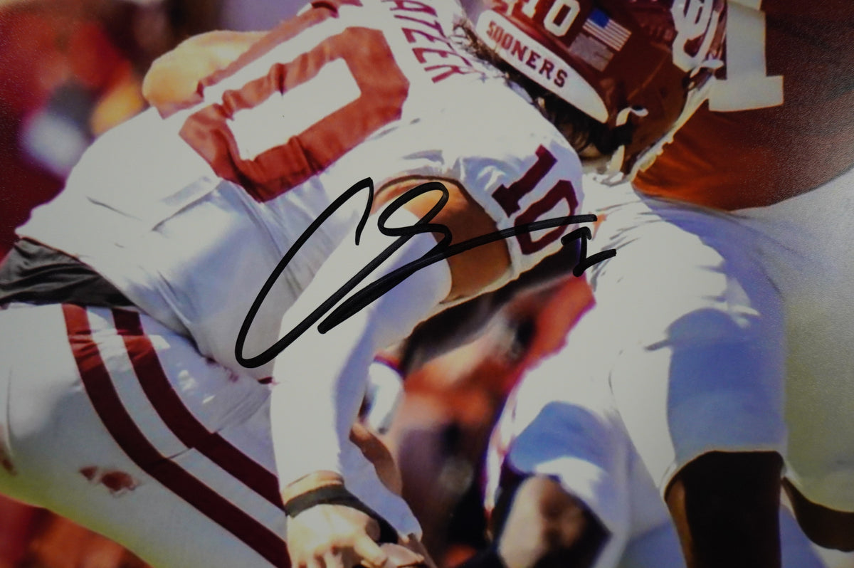 COLIN SIMMONS TEXAS LONGHORNS SIGNED OPENS ARMS 16x20 PHOTO BAS