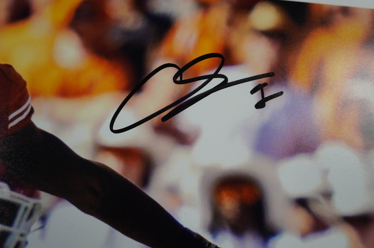 COLIN SIMMONS TEXAS LONGHORNS SIGNED OPENS ARMS 16x20 PHOTO BAS