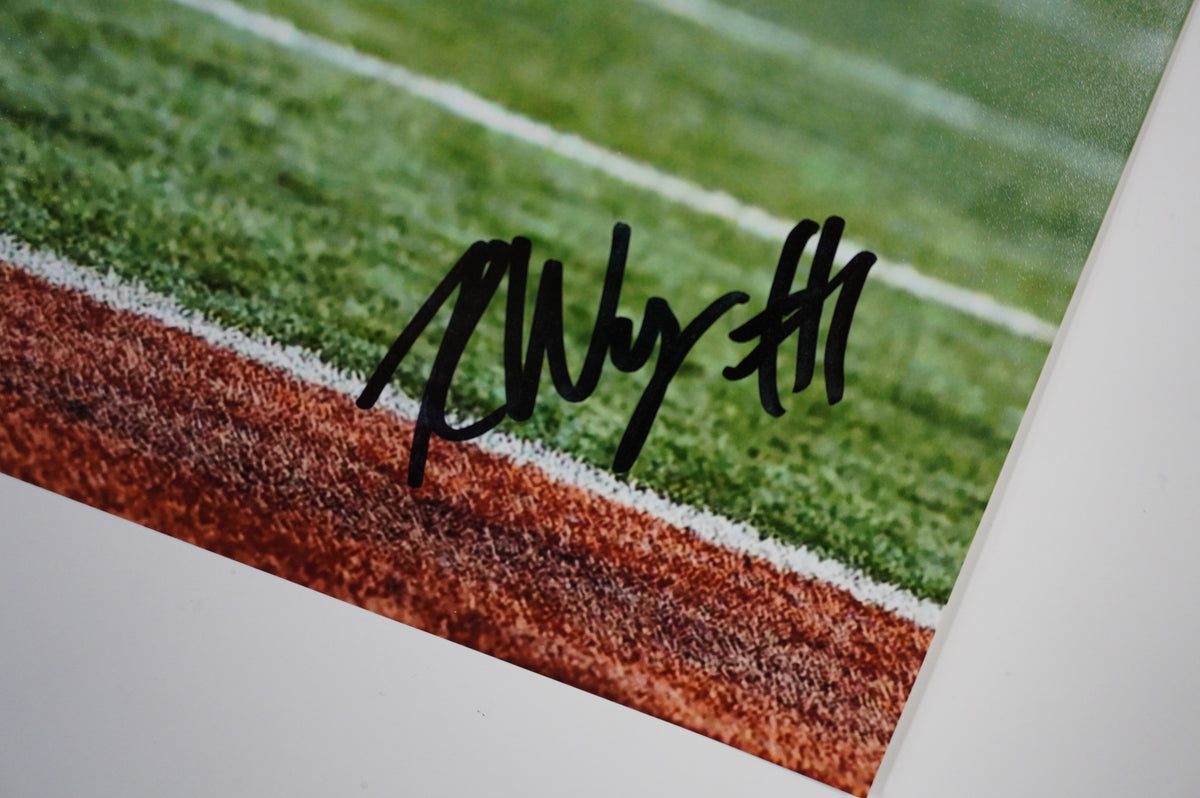 RYAN WINGO TEXAS LOGNHORNS SIGNED TD 16x20 PHOTO BAS