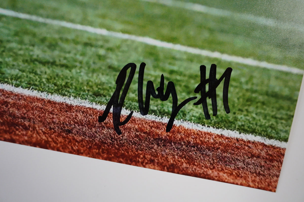 RYAN WINGO TEXAS LOGNHORNS SIGNED TD 16x20 PHOTO BAS