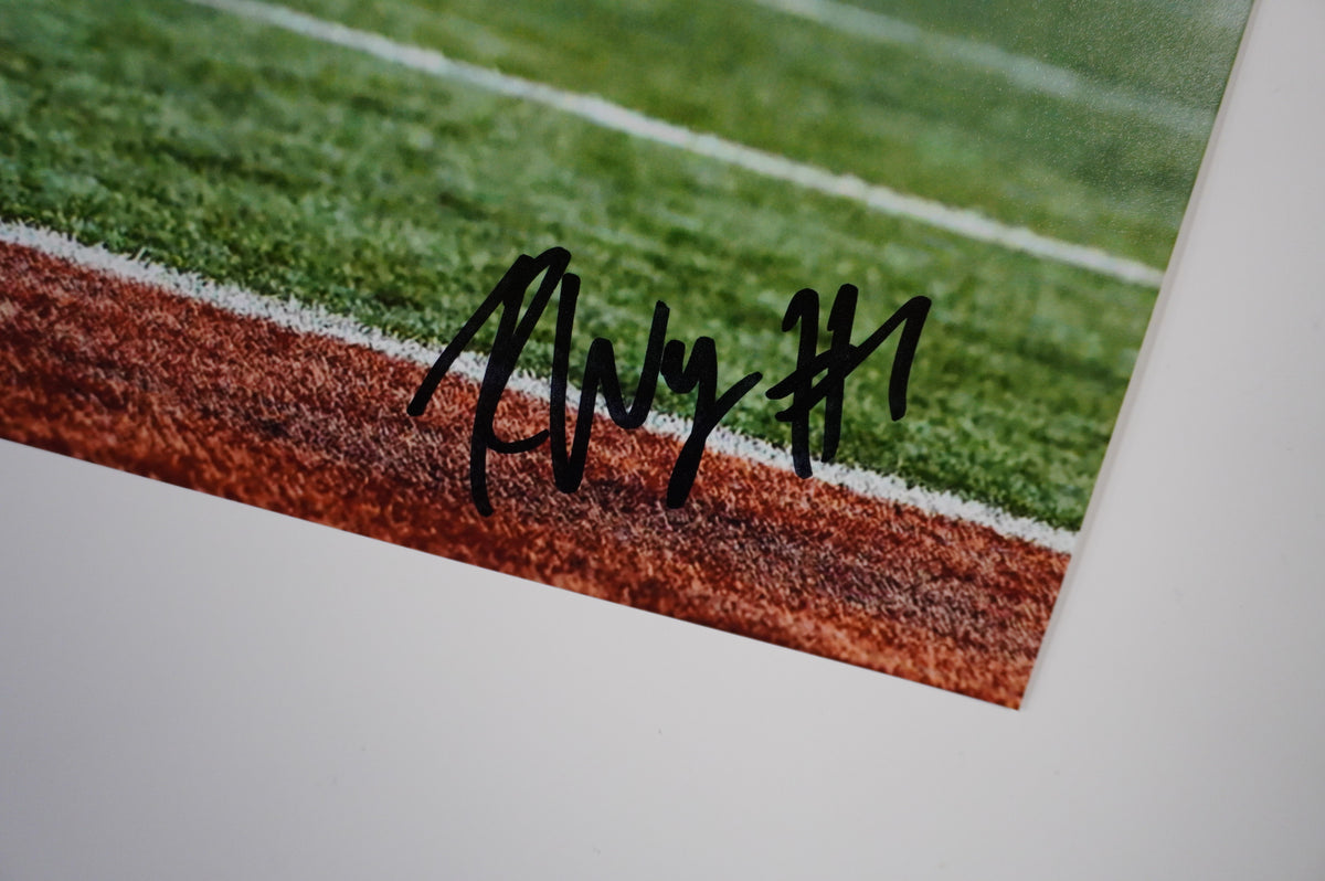 RYAN WINGO TEXAS LOGNHORNS SIGNED TD 16x20 PHOTO BAS