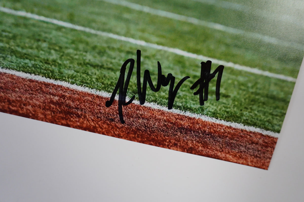 RYAN WINGO TEXAS LOGNHORNS SIGNED TD 16x20 PHOTO BAS