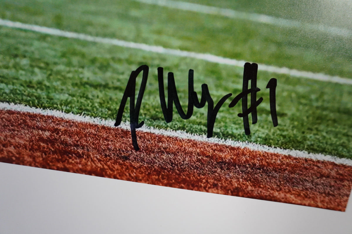 RYAN WINGO TEXAS LOGNHORNS SIGNED TD 16x20 PHOTO BAS