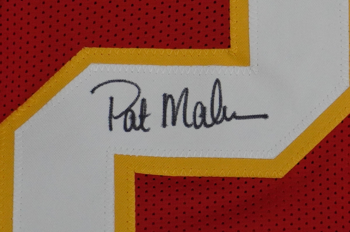 PAT PATRICK MAHOMES SR SIGNED JERSEY KC CHIEFS w/The OG Who'sYourDaddy BAS