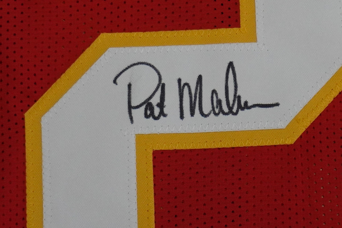 PAT PATRICK MAHOMES SR SIGNED JERSEY KC CHIEFS w/The Real Who'sYourDaddy BAS