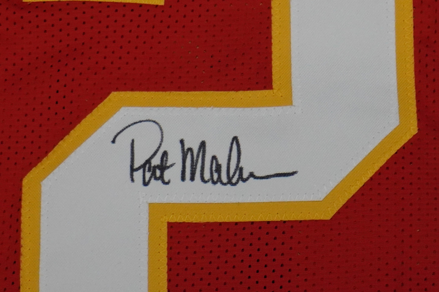 PAT PATRICK MAHOMES SR SIGNED JERSEY KC CHIEFS w/The Real Who'sYourDaddy BAS