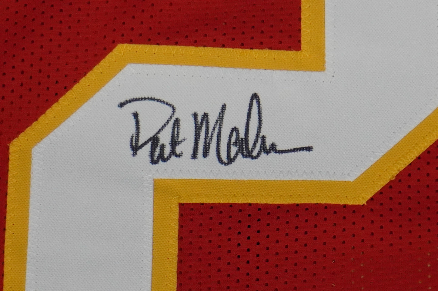 PAT PATRICK MAHOMES SR SIGNED JERSEY KC CHIEFS w/The OG Who'sYourDaddy BAS