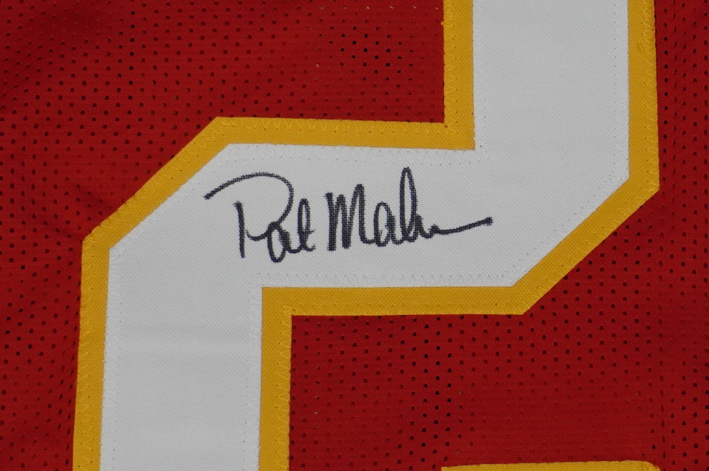 PAT PATRICK MAHOMES SR SIGNED JERSEY KC CHIEFS w/The OG Who'sYourDaddy BAS
