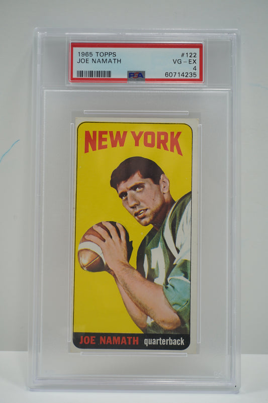 1965 Topps Joe Namath PSA 4