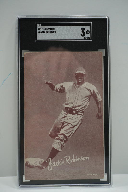 1947 Exhibits Jackie Robinson SGC 3