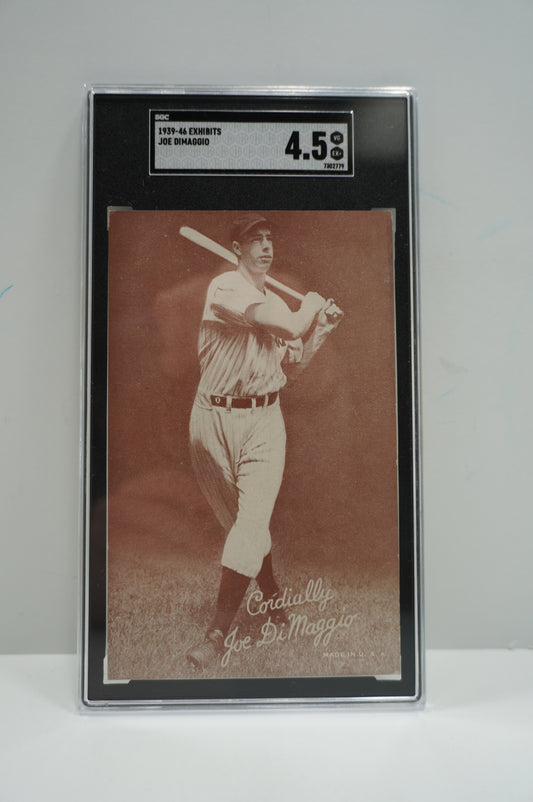 1939 Exhibits Joe Dimaggio SGC 4.5
