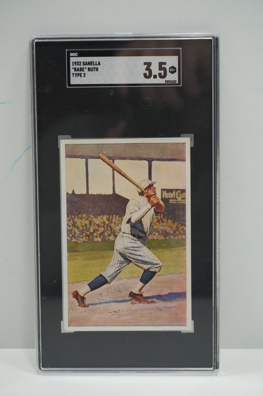 1932 Sanella Babe Ruth SGC 3.5