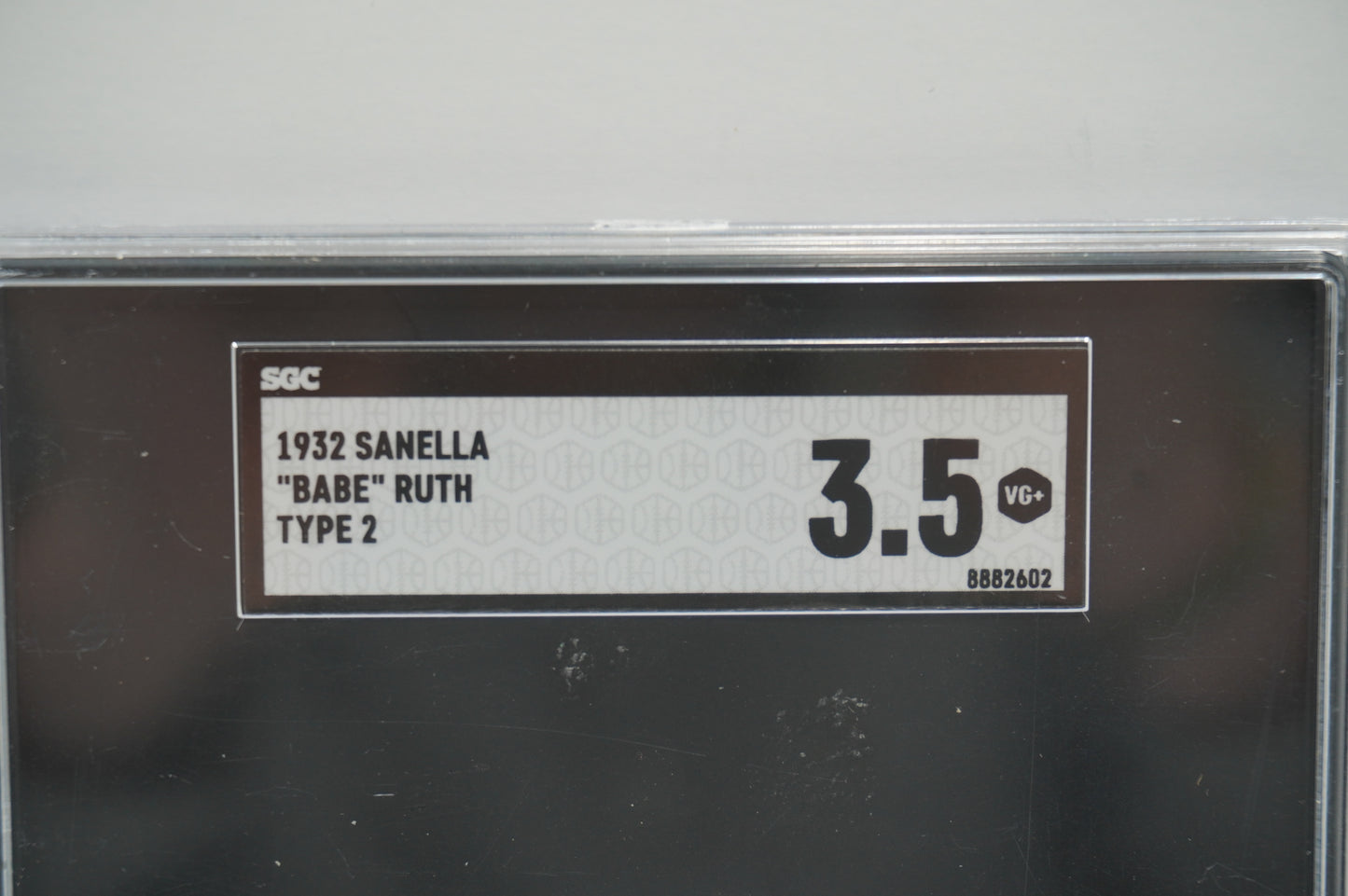 1932 Sanella Babe Ruth SGC 3.5