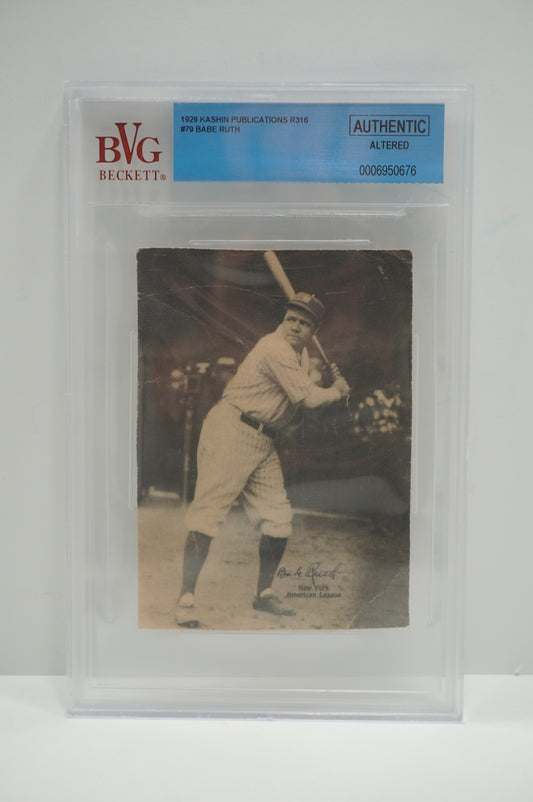 1929 Kashin Babe Ruth BGS Authentic