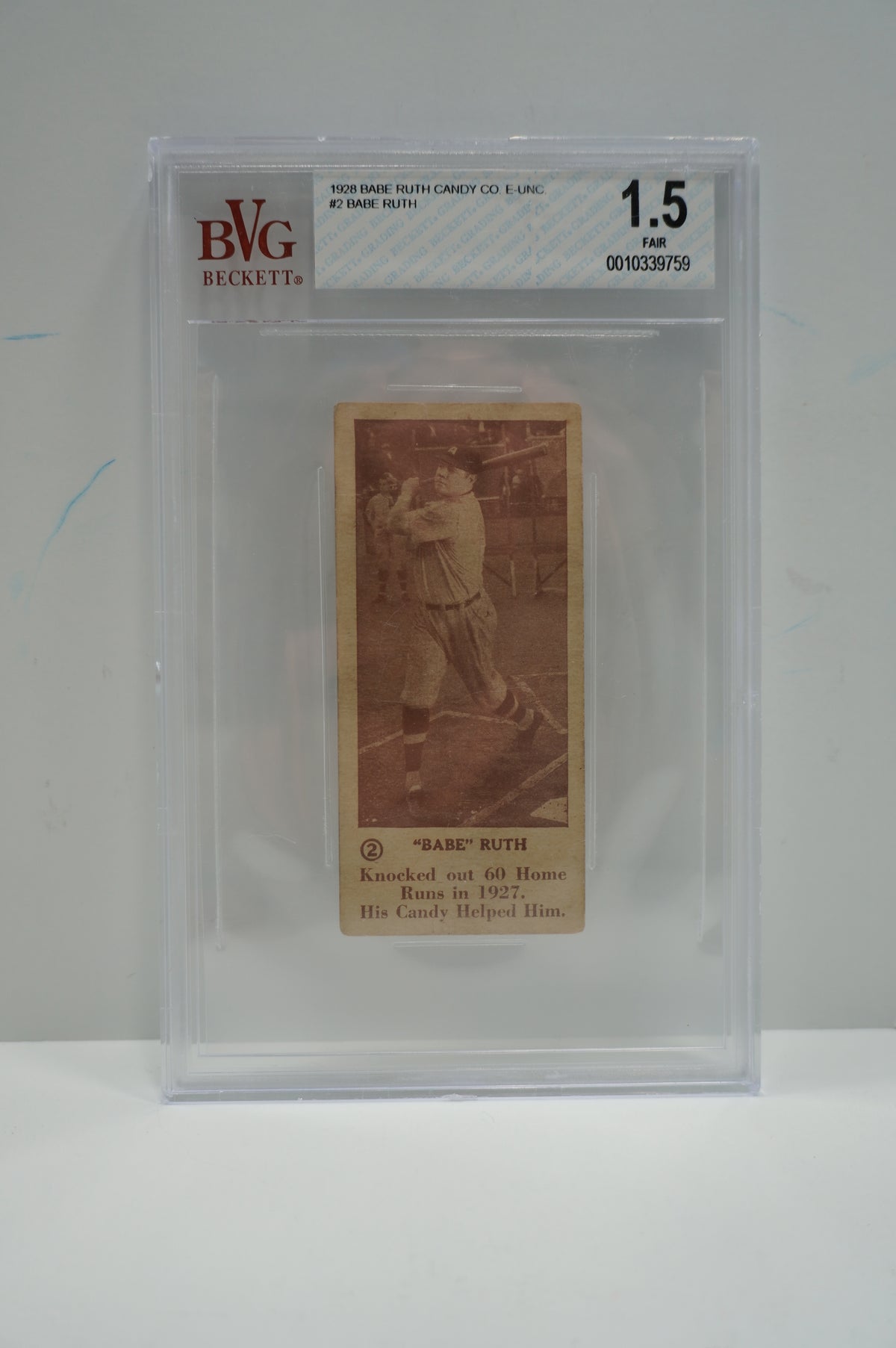 1928 Babe Ruth Candy – Dallas Card Show