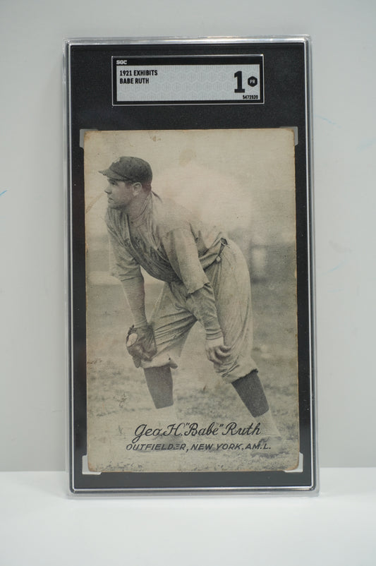 1921 Exhibits Babe Ruth SGC 1