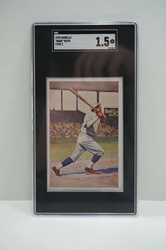 1932 Sanella Babe Ruth SGC 1.5