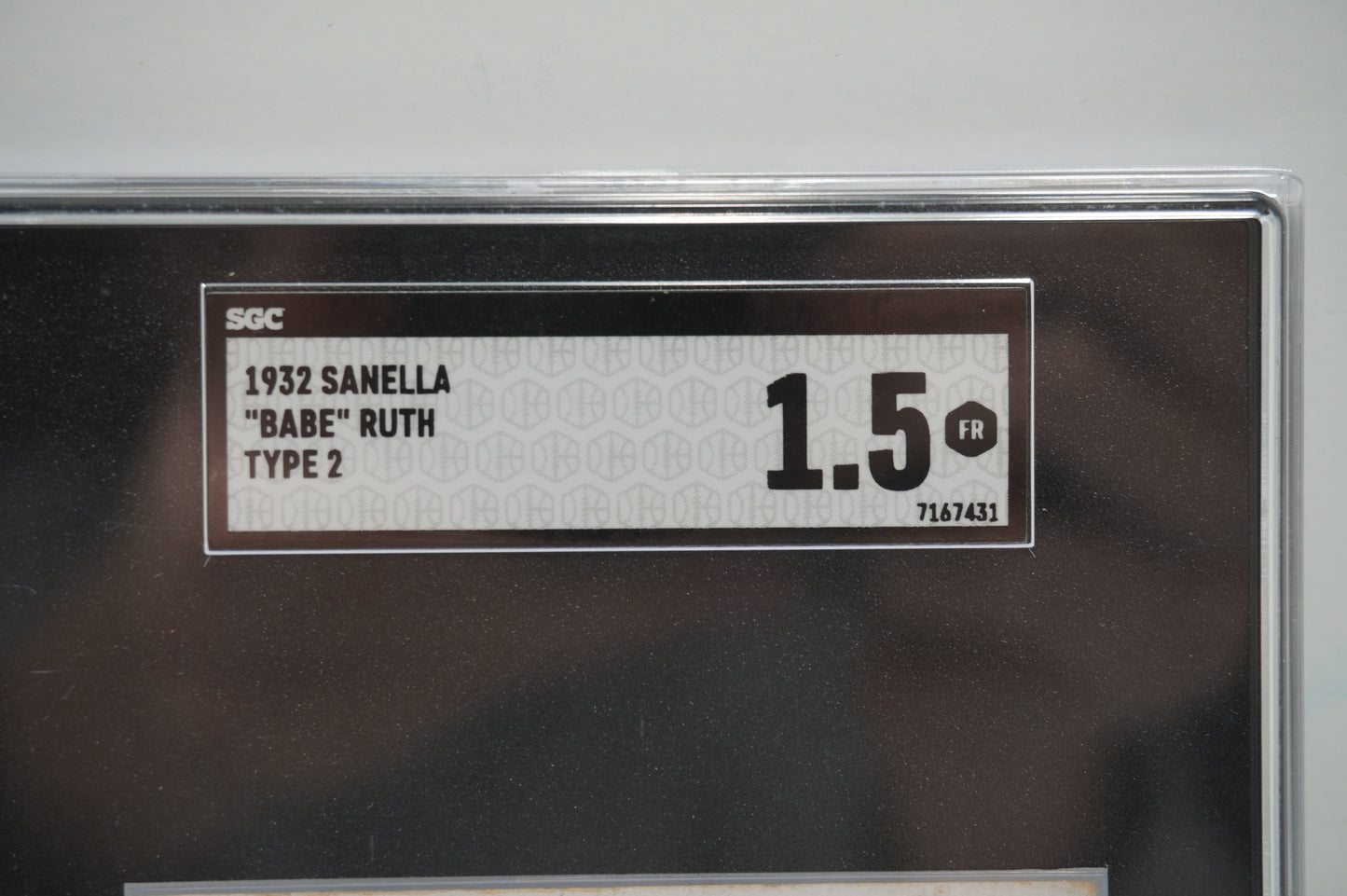 1932 Sanella Babe Ruth SGC 1.5