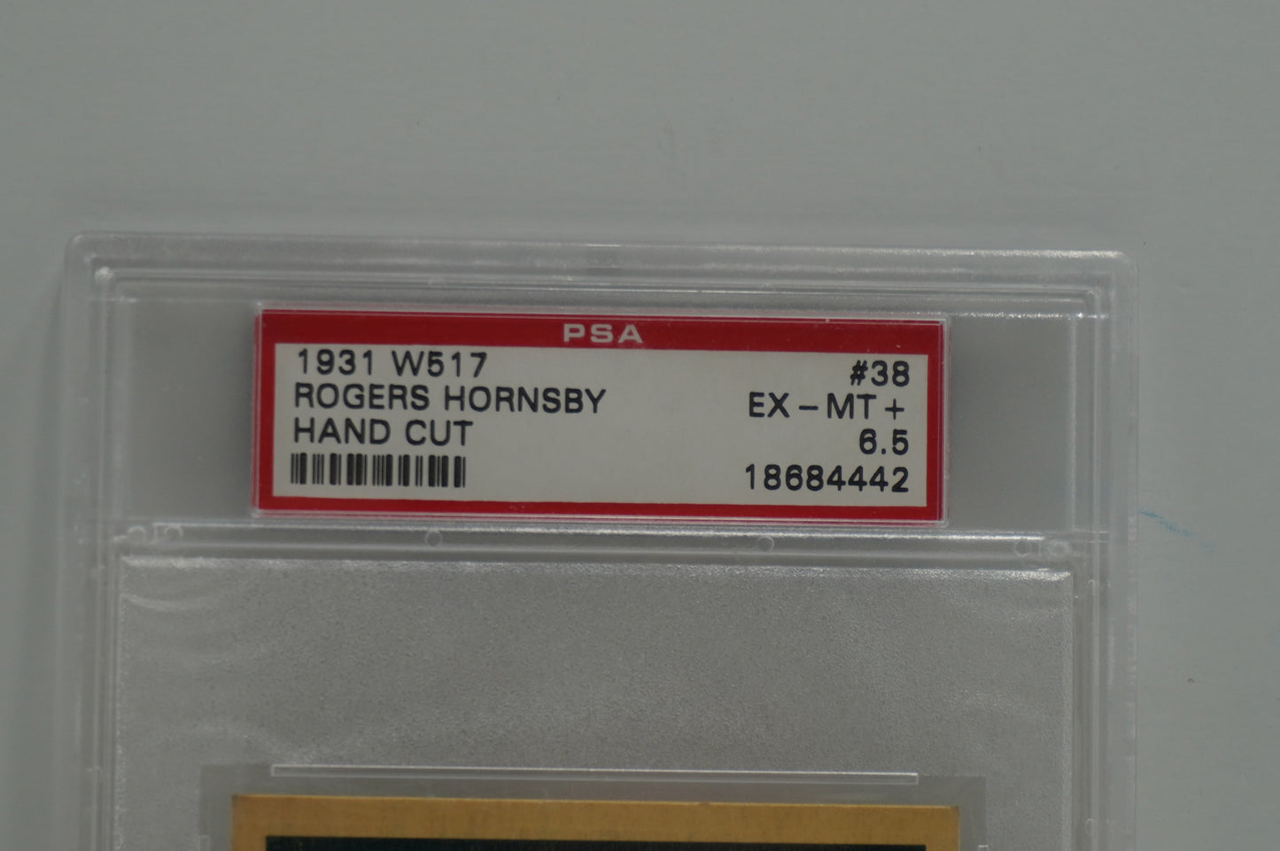 1931 W517 Rogers Hornsby PSA 6.5
