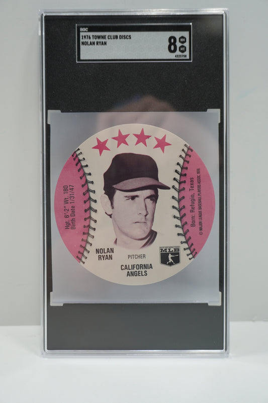 1976 Towne Club Disc Nolan Ryan SGC 8