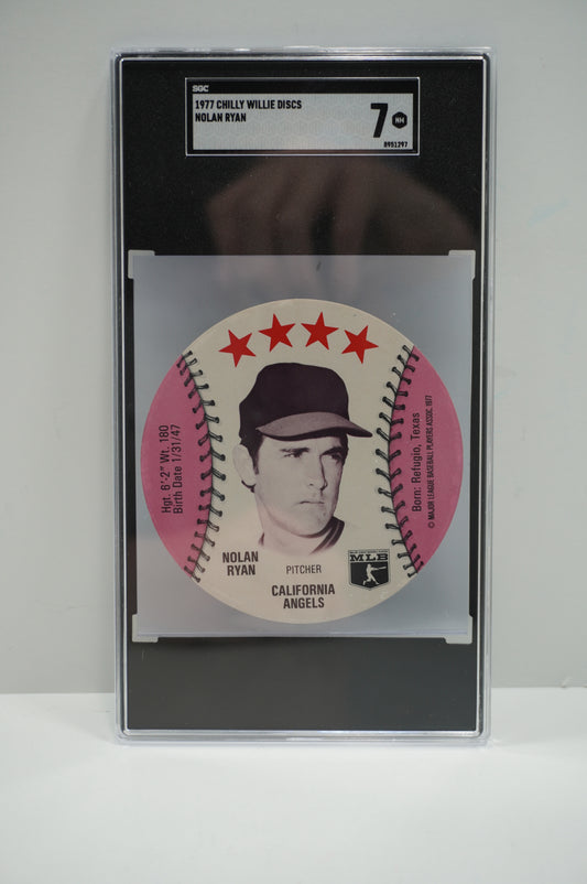 1977 Chilly Willie Discs Nolan Ryan SGC 7