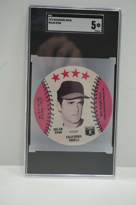 1976 Buckmans Discs Nolan Ryan SGC 5