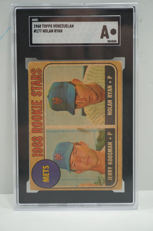1968 Topps Venezuelan #177 Nolan Ryan SGC A