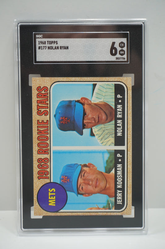 1968 Topps Nolan Ryan SGC 6