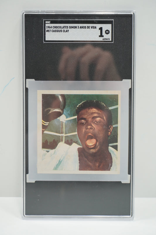 1964 Chocolates Cassius Clay SGC 1