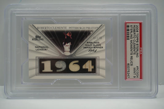 2006 topps sterling Roberto Clemente PSA 9