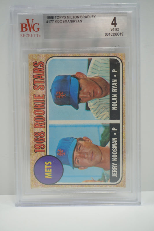 1968 Topps Milton Bradley Ryan BGS 4