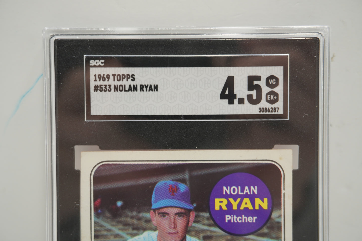 1969 TOPPS Nolan Ryan NEW YORK NY METS SGC 4.5 Angels Astros Rangers #533