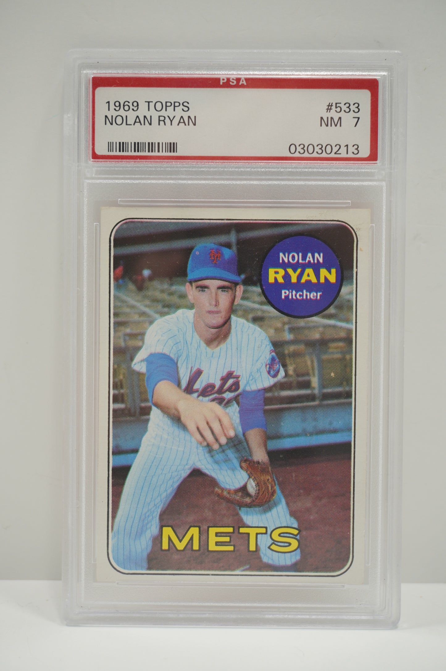 1969 TOPPS Nolan Ryan NEW YORK NY METS PSA 7 Angels Astros Rangers #533
