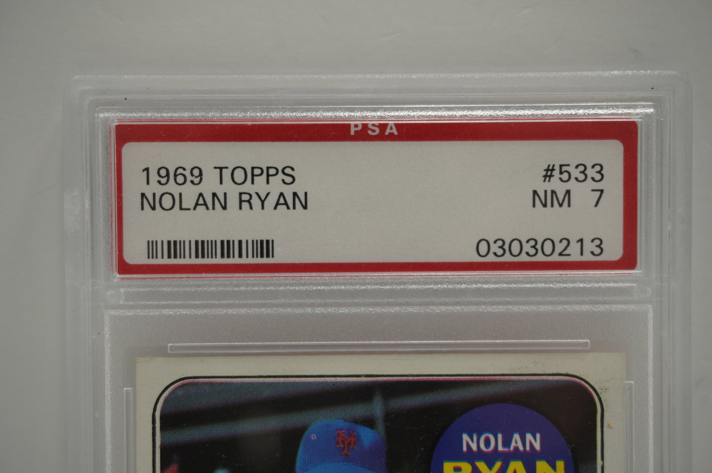 1969 TOPPS Nolan Ryan NEW YORK NY METS PSA 7 Angels Astros Rangers #533