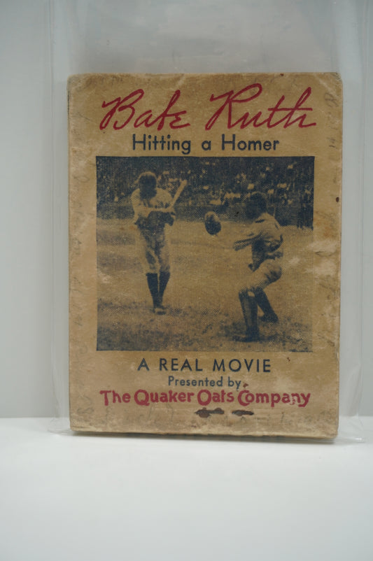 Babe Ruth Hitting a Homer