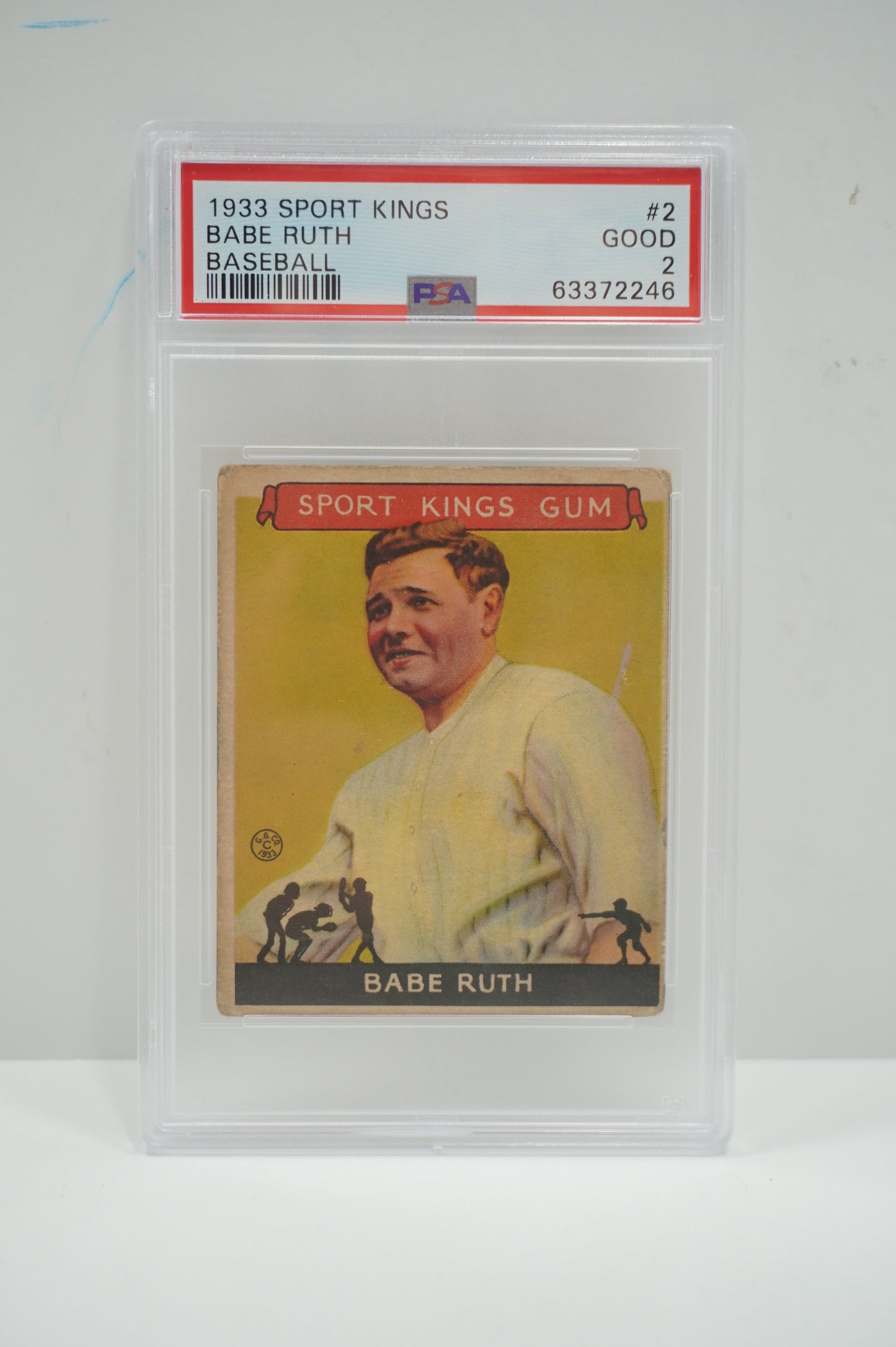 1933 SPORTS KINGS Babe Ruth #2 PSA 2 NEW YORK NY YANKEES