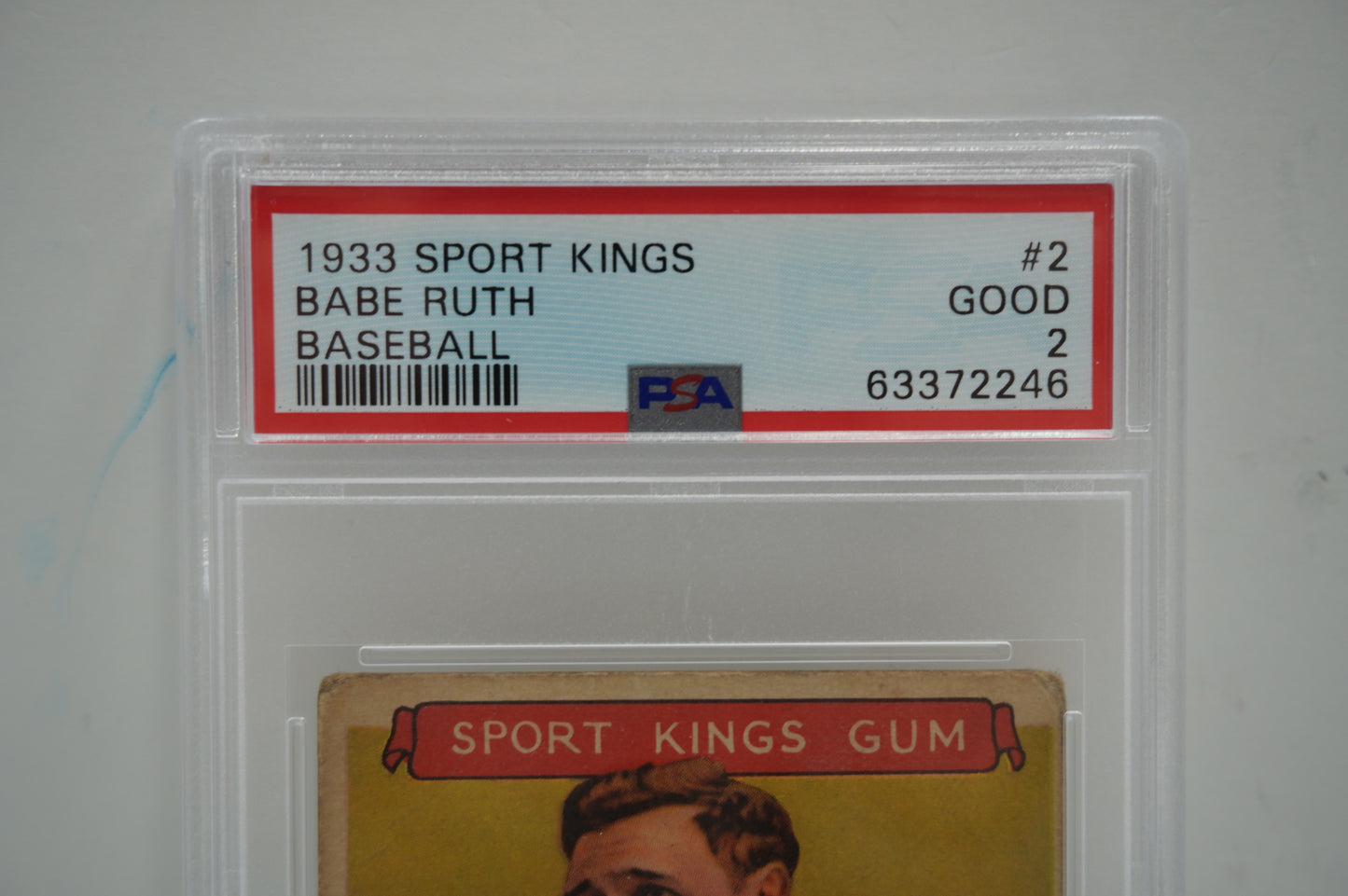 1933 SPORTS KINGS Babe Ruth #2 PSA 2 NEW YORK NY YANKEES