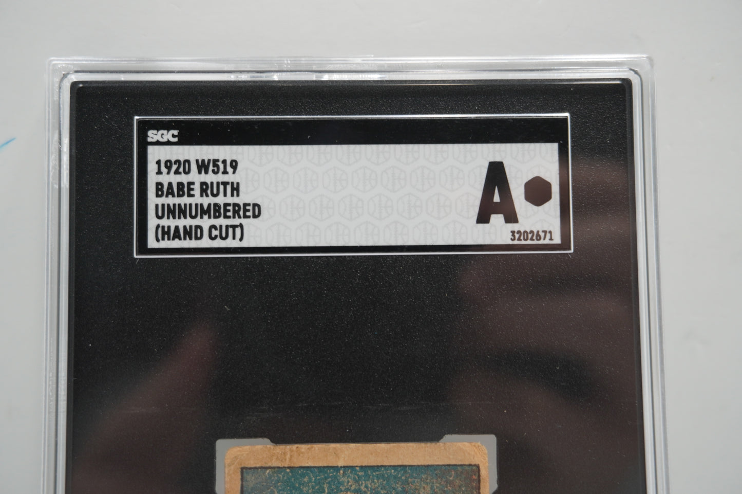 1920 W519 Babe Ruth HAND CUT SGC AUTHENTIC NEW YORK NY YANKEES