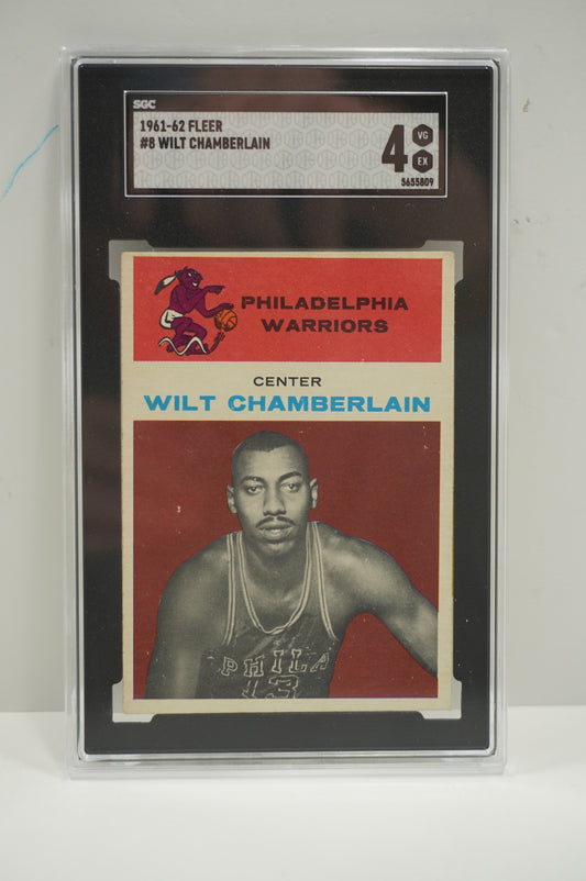 1961 Fleer Wilt Chamberlain SGC 4