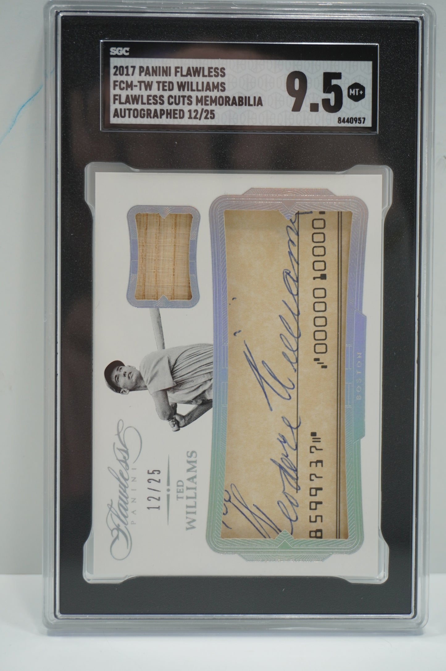 2017 Flawless Ted Williams Cut Auto SGC 9.5