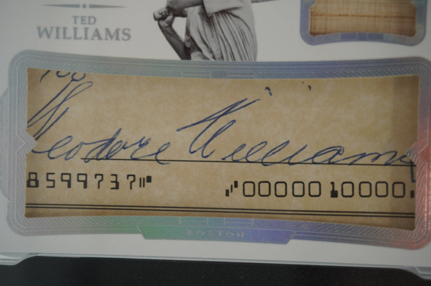 2017 Flawless Ted Williams Cut Auto SGC 9.5