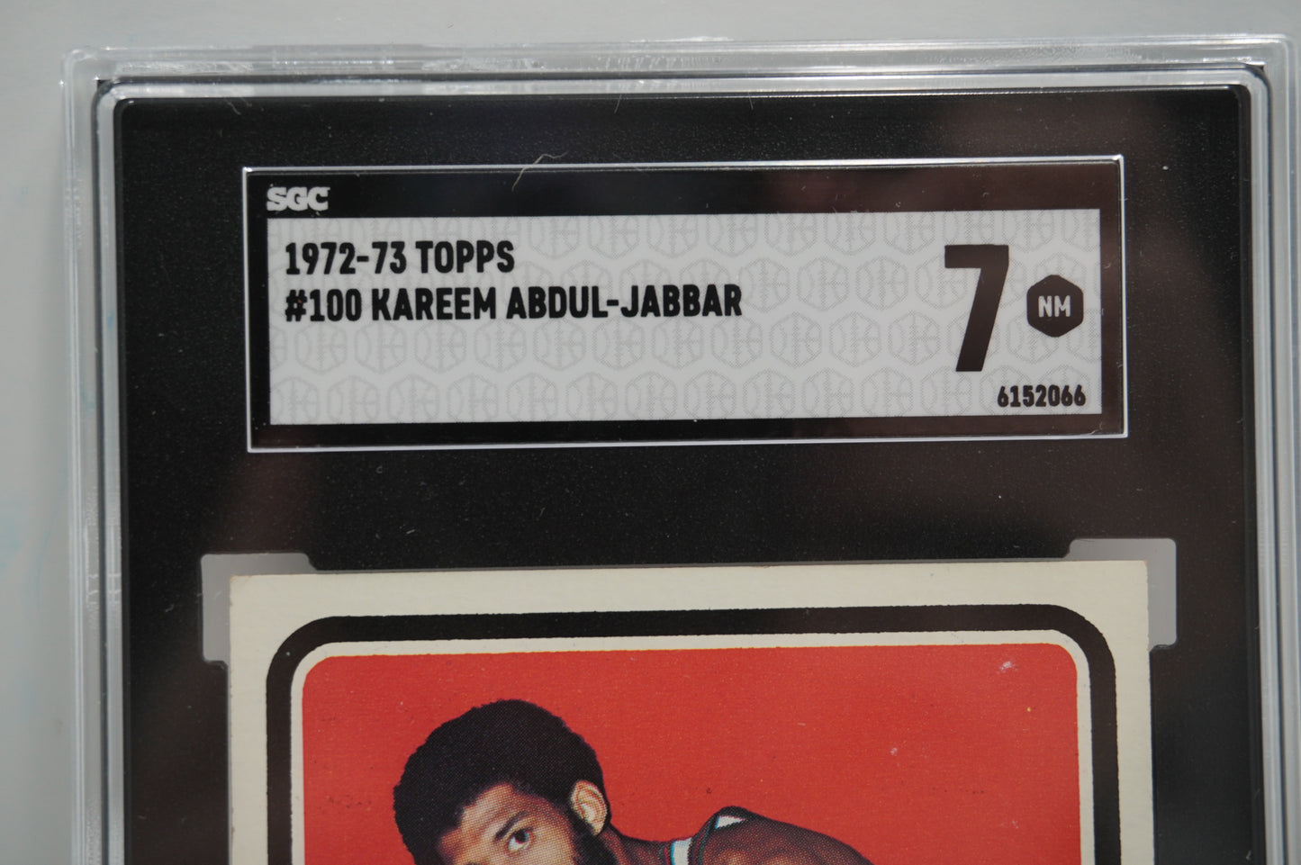 1972 TOPPS Kareem Abdul Jabbar #100 SGC 7 BUCKS and LAKERS