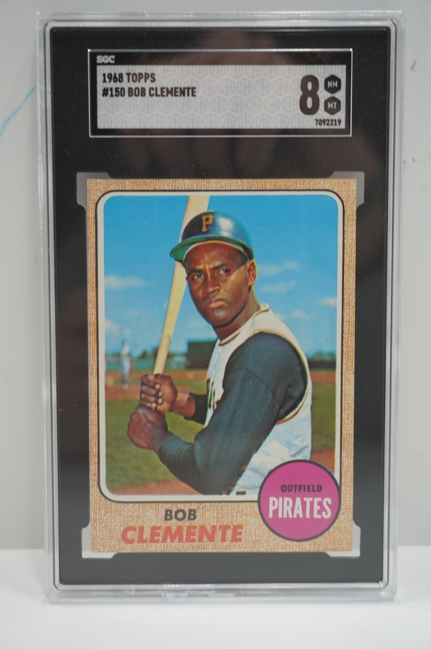 1968 TOPPS Roberto Bob Clemente #150 SGC 8 PITTSBURGH PIRATES